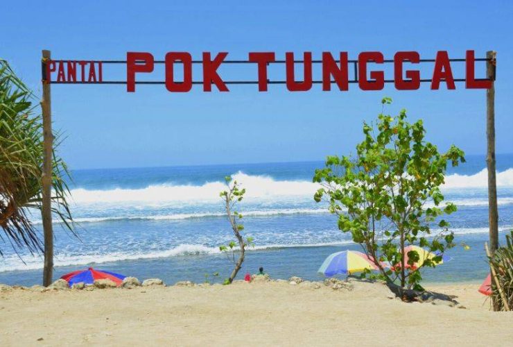 Pantai Pok Tunggal Jogja via Gmap