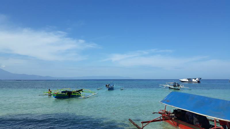 Kapal Nelayan Taman Laut Bunaken